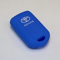 Силиконовый чехол для ключа зажигания Toyota (тип 2) синий