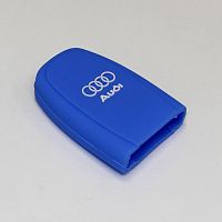 Силиконовый чехол для ключа зажигания Audi SMART синий