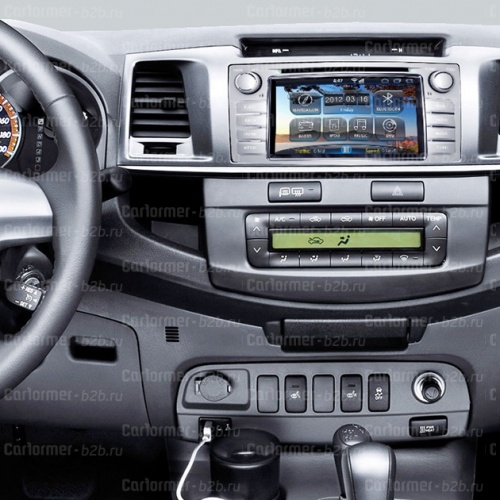 Штатная магнитола Android для автомобилей Toyota Hilux 2012+ фото 3