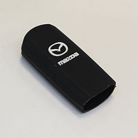 Силиконовый чехол для ключа зажигания Mazda Smart 3 кнопки черный
